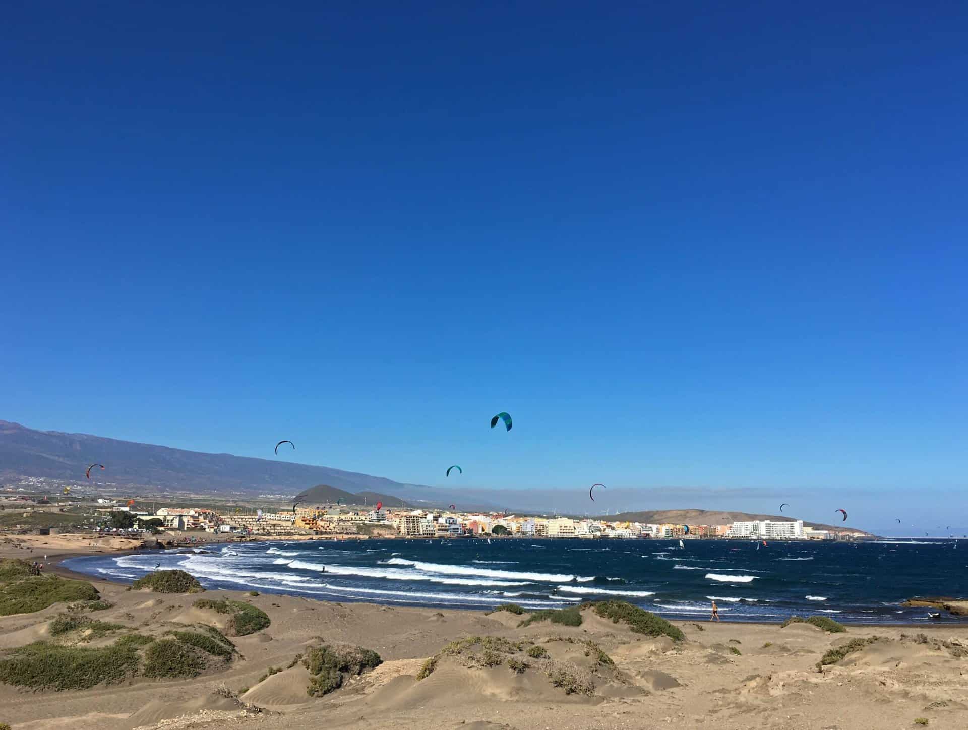 El medano spot für kite, wing und wind