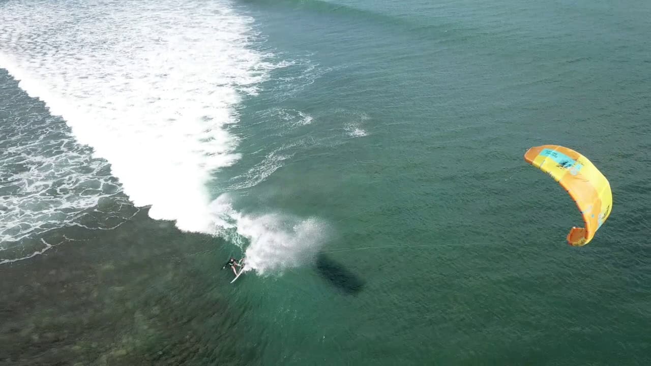 Session vague Kite surf Madagascar