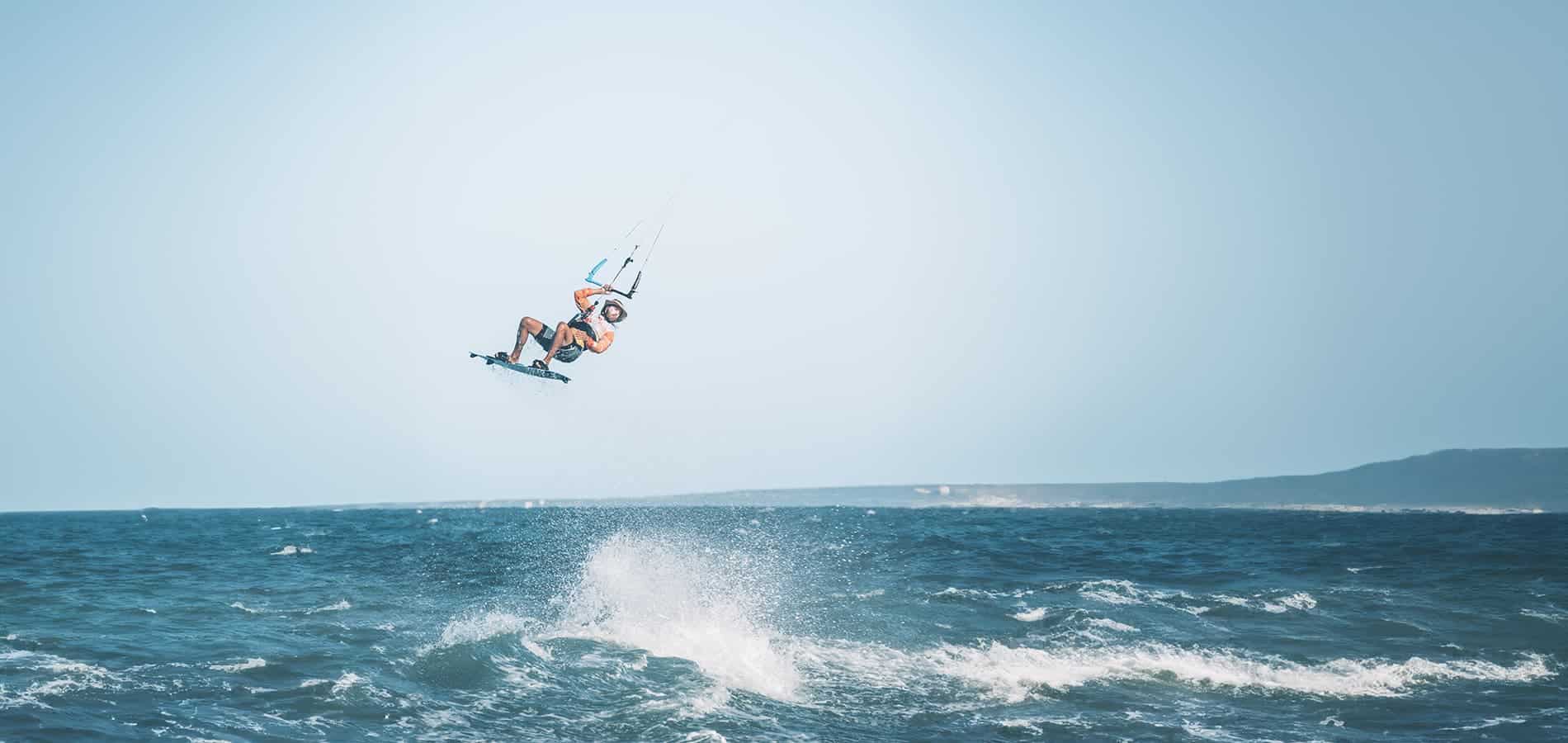 Kitesurf jump La Ventana