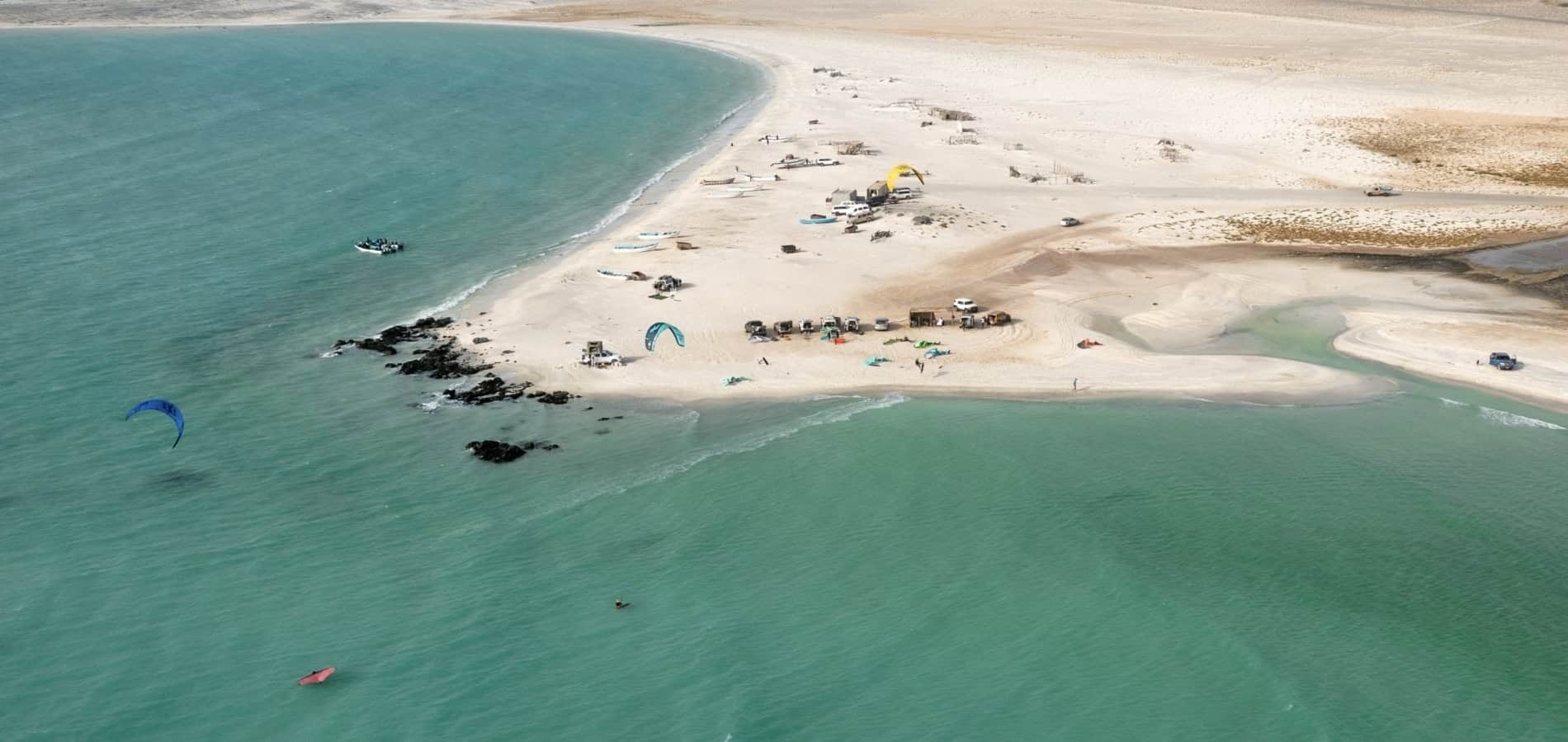 Kitesurf session à Oman